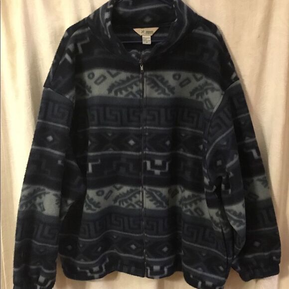 Haband Men’s Zip Up Jacket Size 3X - Picture 1 of 4